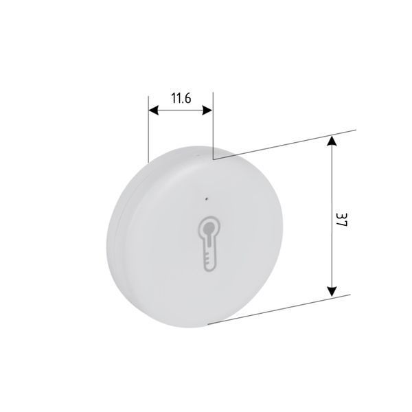 Thermo Alliance ZigBee Бездротовий датчик зовнішньої температури та вологості ZB-XTH SD00049570 фото