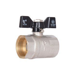 Кран кульовий Thermo Alliance Base 1" ВР для води (метелик) SD602W25 SD00002803 фото