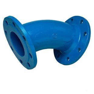 Blucast Коліно чавунне фланцеве 45&deg; Ду 100 Blucast (Ру 10/16) (FFK100) 55537 фото